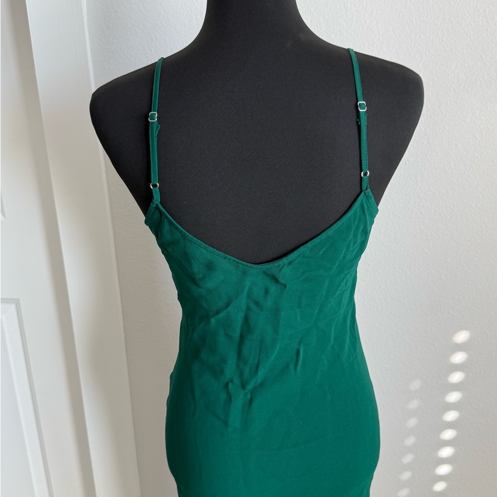 Reformation Green Floral Midi Dress - Picture 6 of 7